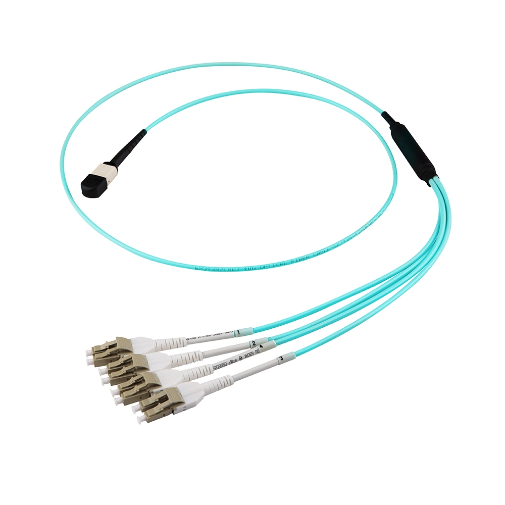 Factory Sales 8f 12f 24f LC/Sc/St/FC MPO/MTP Connector Trunk Cable Fiber Optic Patch Cord / Patchcord