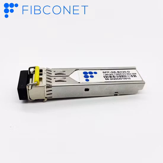 FTTH 광학 Bidi 1310nm 1550nm 광섬유/광 호환 SFP 모듈 트랜시버